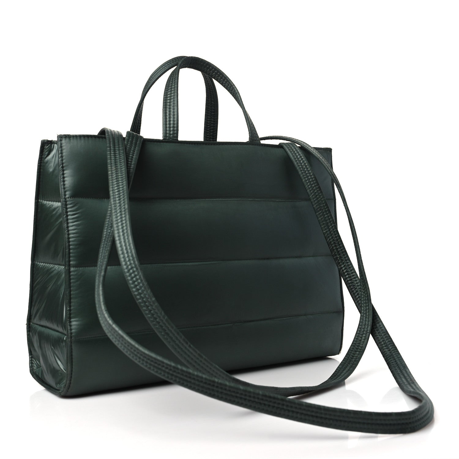 Telfar Nylon Medium Puff Shopping Bag Green 3 of 12