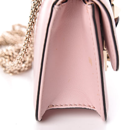 Valentino Garavani Vitello Mini Glam Lock Rockstud Flap Water Rose 11 of 11