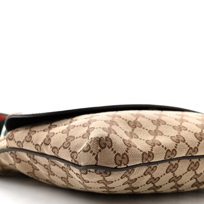Gucci Monogram Signature Web Small Messenger Brown 9 of 11