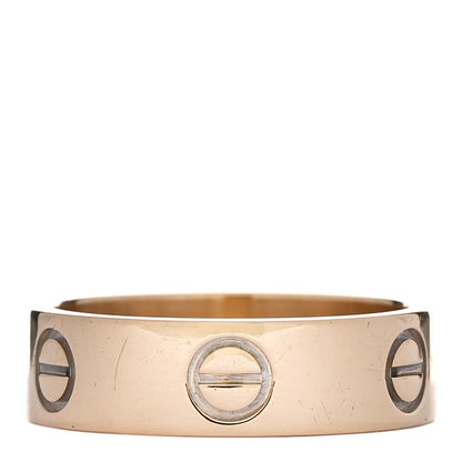Cartier 18K Yellow Gold 5.5mm LOVE Ring 53 6.5 3 of 5