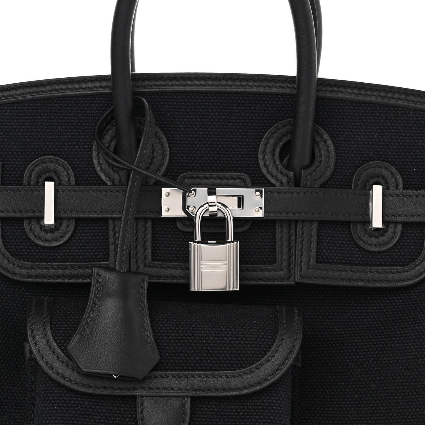 Toile Goeland Swift Cargo Birkin 25 Black