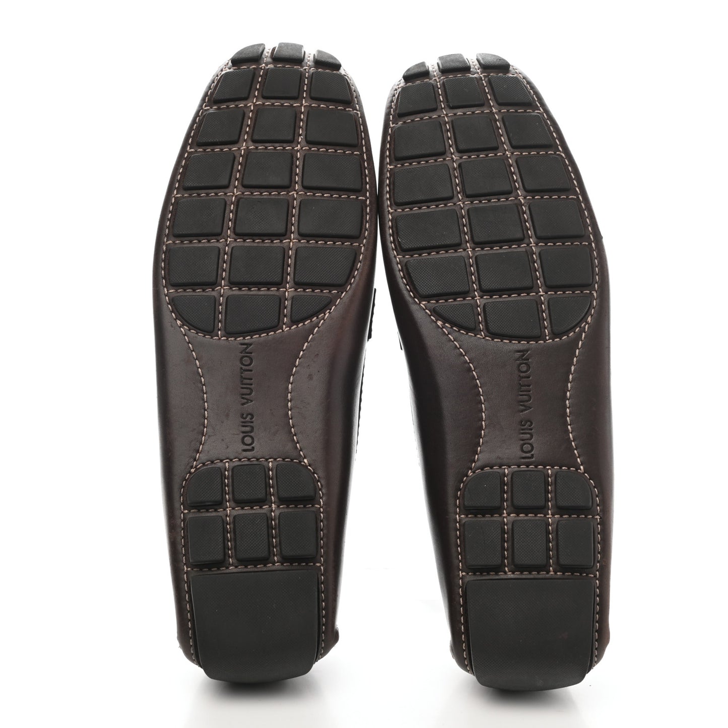 Grained Calfskin Monte Carlo Car Shoe Moccasin Loafers 10 Black
