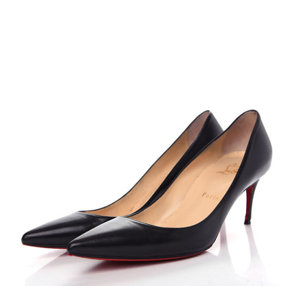 Christian Louboutin Shiny Nappa Decollete 554 70 Pumps 39.5 Black 2 of 8