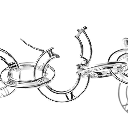 Tiffany Sterling Silver Atlas Link Necklace 4 of 5