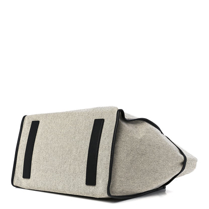 Proenza Schouler Canvas Calfskin XL Morris Tote Optic White Black 10 of 12