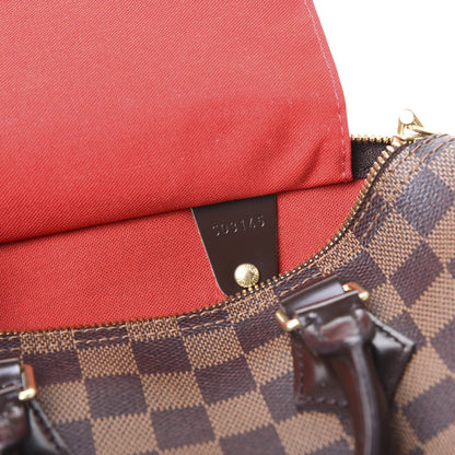 Louis Vuitton Damier Ebene Speedy Bandouliere 25 10 of 11