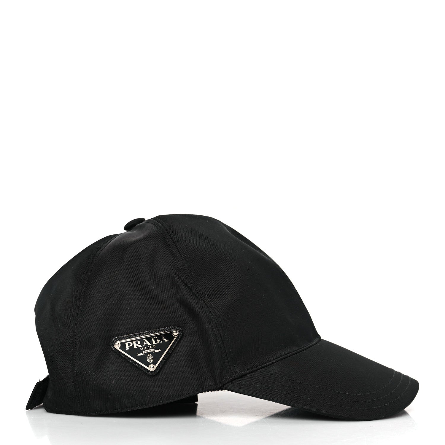 Prada Re-Nylon Womens Baseball Cap M Black 3 of 7