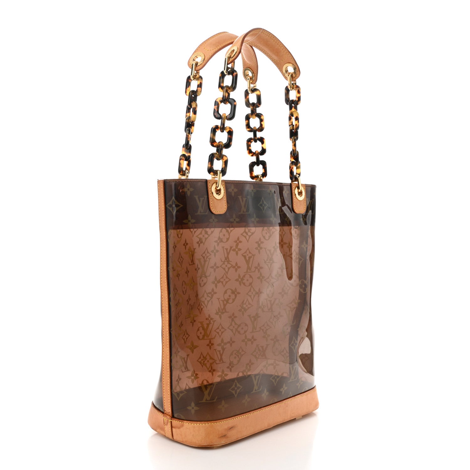 Louis Vuitton Vinyl Cabas Sac Ambre MM 4 of 15