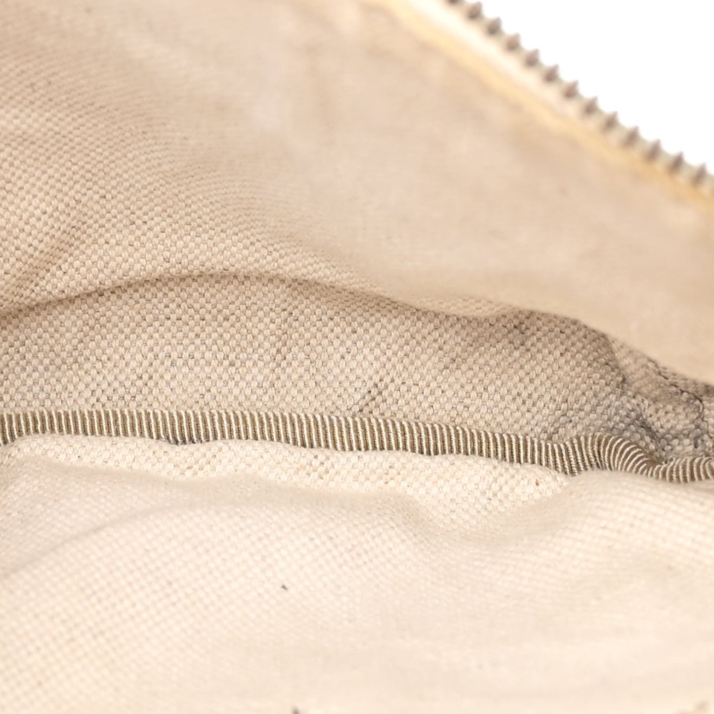 Grained Calfskin Small Logo Belt Bag White