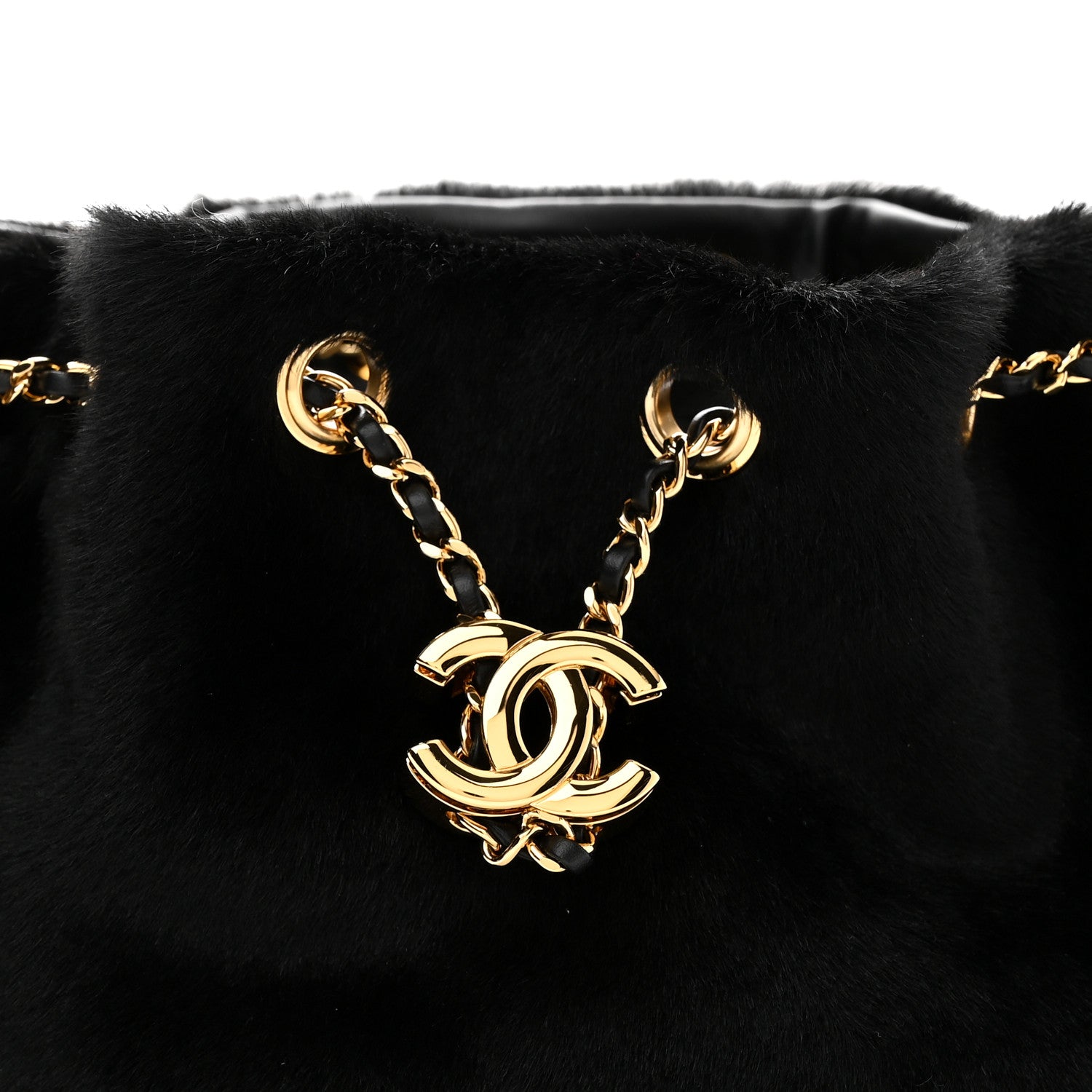 Chanel Pony Hair Mini Chanel 25 Handbag Dark Khaki Black 8 of 11