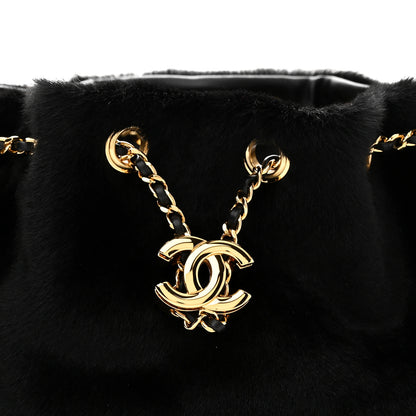 Chanel Pony Hair Mini Chanel 25 Handbag Dark Khaki Black 8 of 11
