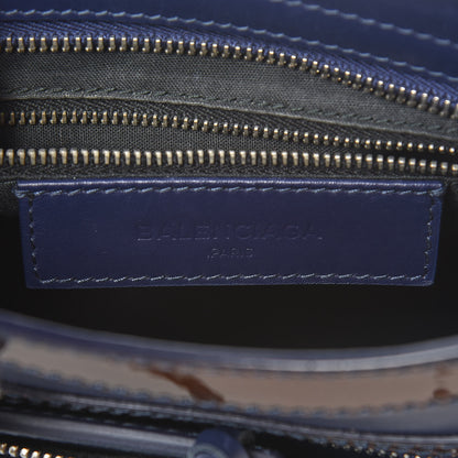 Balenciaga Smooth Calfskin Metallic Patent Giant 12 Silver Hardware Mini City Ultraviolet 6 of 15