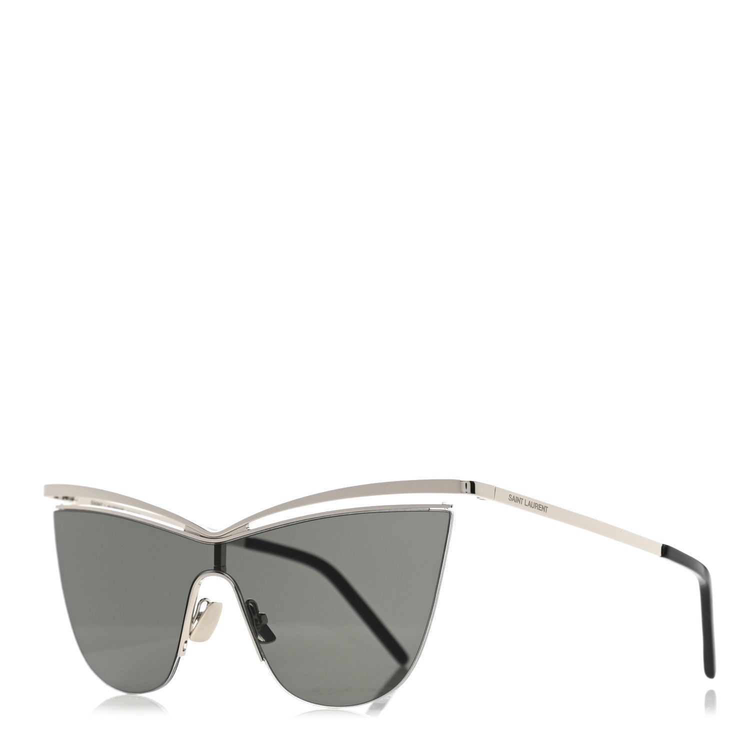 Saint Laurent SL249 Cat Eye Sunglasses Silver 1 of 7