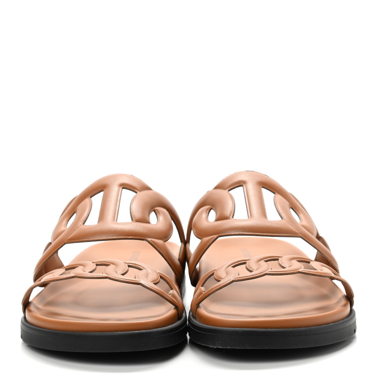 Hermes Nappa Extra Sandals 40 Naturel 2 of 8