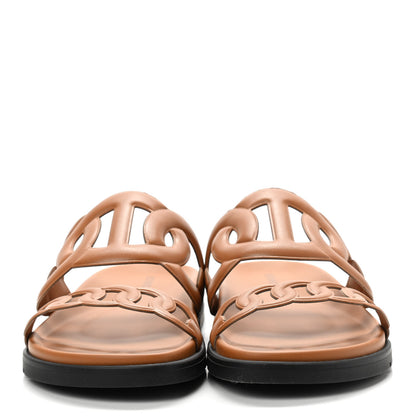 Hermes Nappa Extra Sandals 40 Naturel 2 of 8