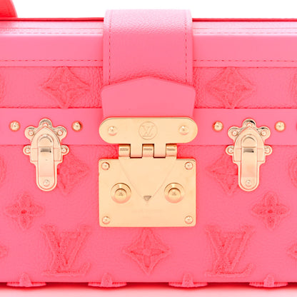 Louis Vuitton Monogram Tuffetage Petite Malle Rose Fluo 7 of 9