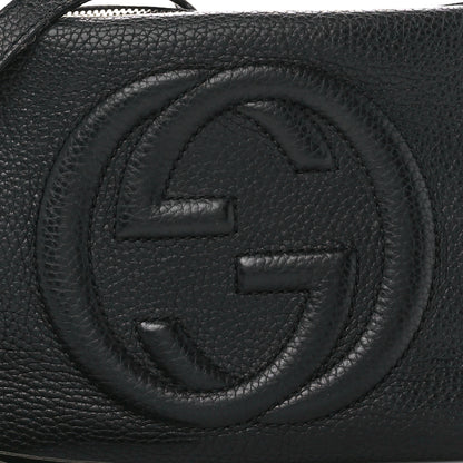 Gucci Pebbled Calfskin Small Soho Disco Bag Black 9 of 13