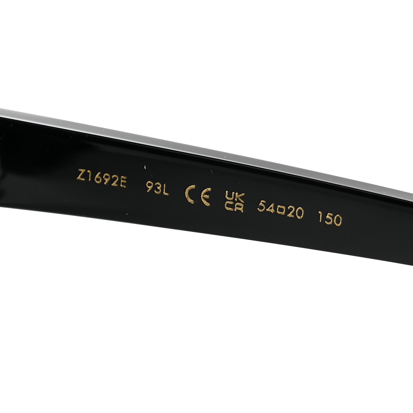 Acetate LV Square Sunglasses Z1692E Black