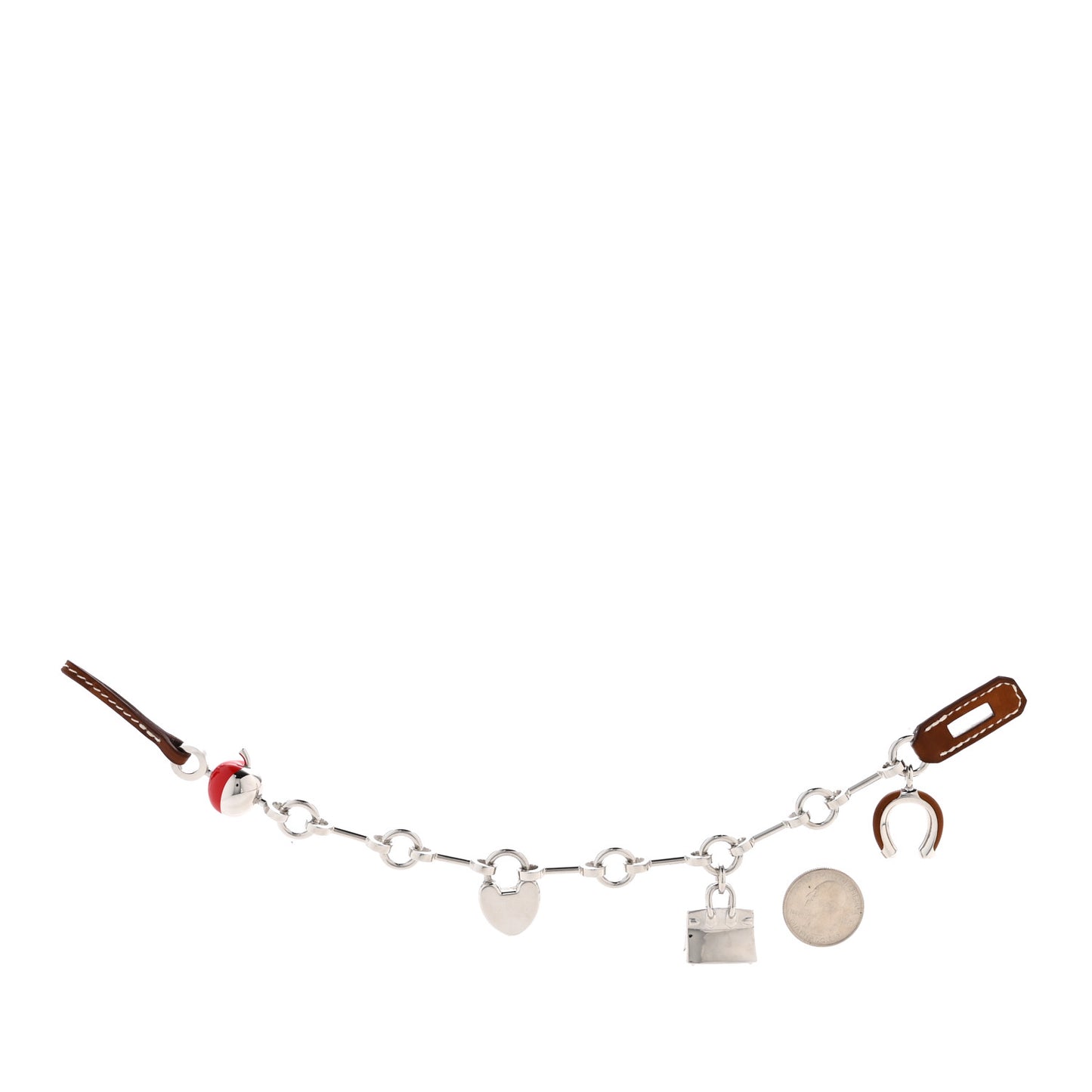 Palladium Barenia Bijou De Sac Bag Charm Fauve Rouge De Coeur