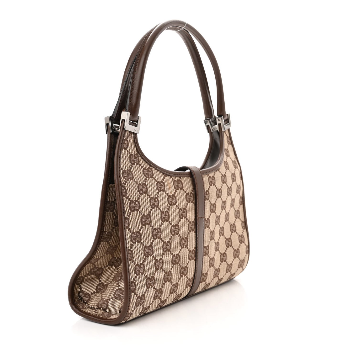 Monogram Small Bardot Bag Brown