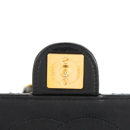 Chanel Lambskin Quilted Medium Single Flap Black 5 of 9
