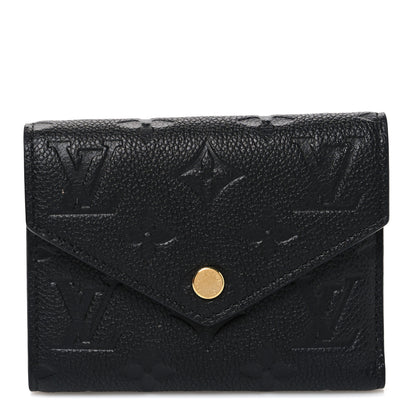 Louis Vuitton Empreinte Victorine Wallet Black 1 of 7