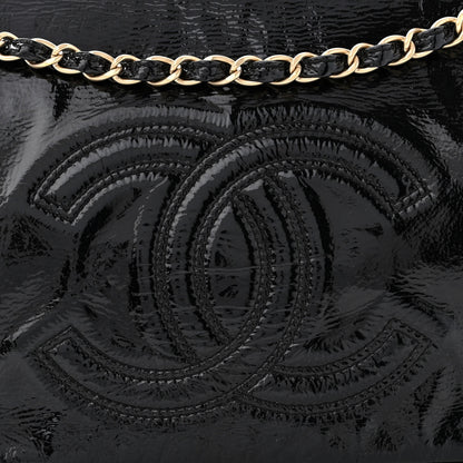 Chanel Vinyl Medium Rock and Chain Flap Black 8 of 11