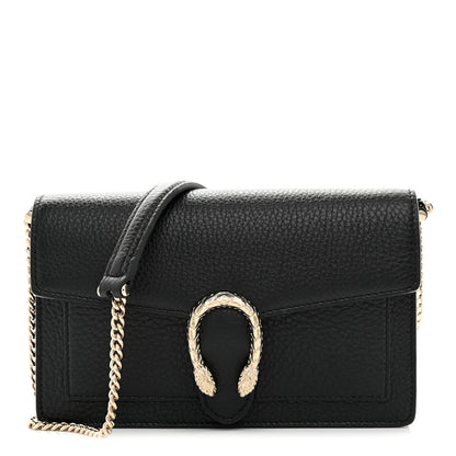 Gucci Calfskin Dionysus NM Chain Wallet Black 1 of 10