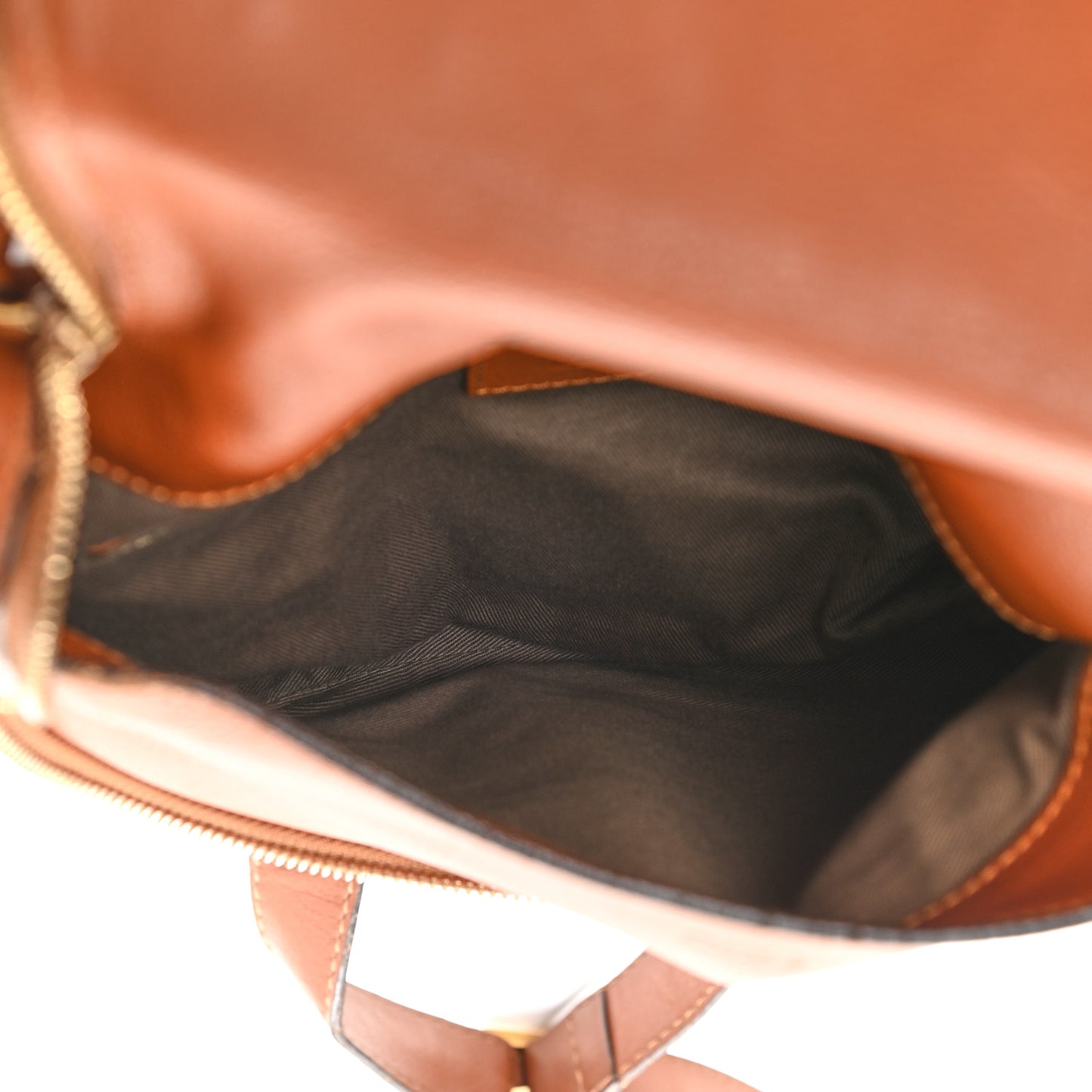 Calfskin Medium Marcie Round Zip Crossbody Bag Tan