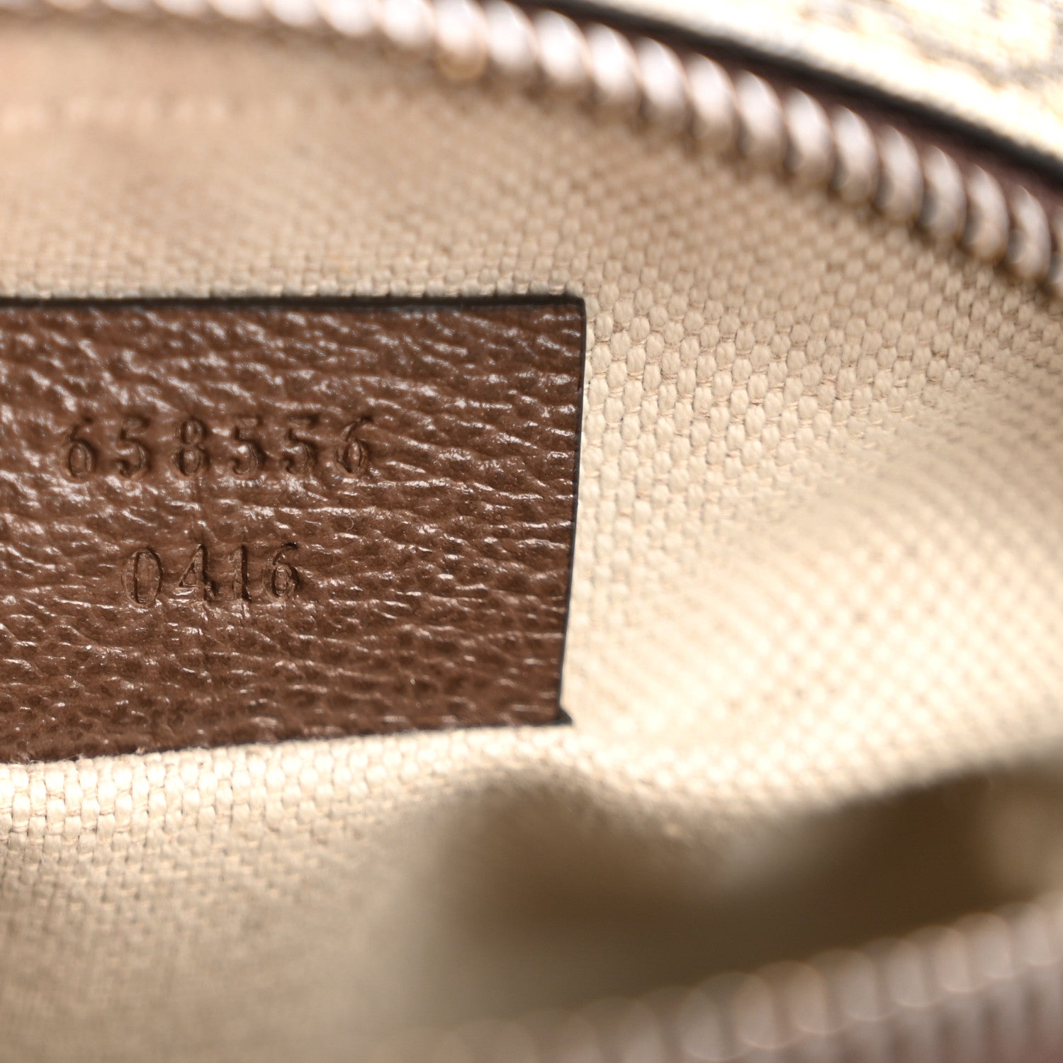 Gucci GG Supreme Monogram Mini Neo Vintage Double Zip Messenger Bag Beige New Acero Crop 7 of 11