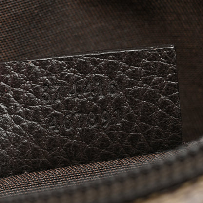 Gucci Crystal Monogram Small Flat Messenger Bag Dark Brown 7 of 10