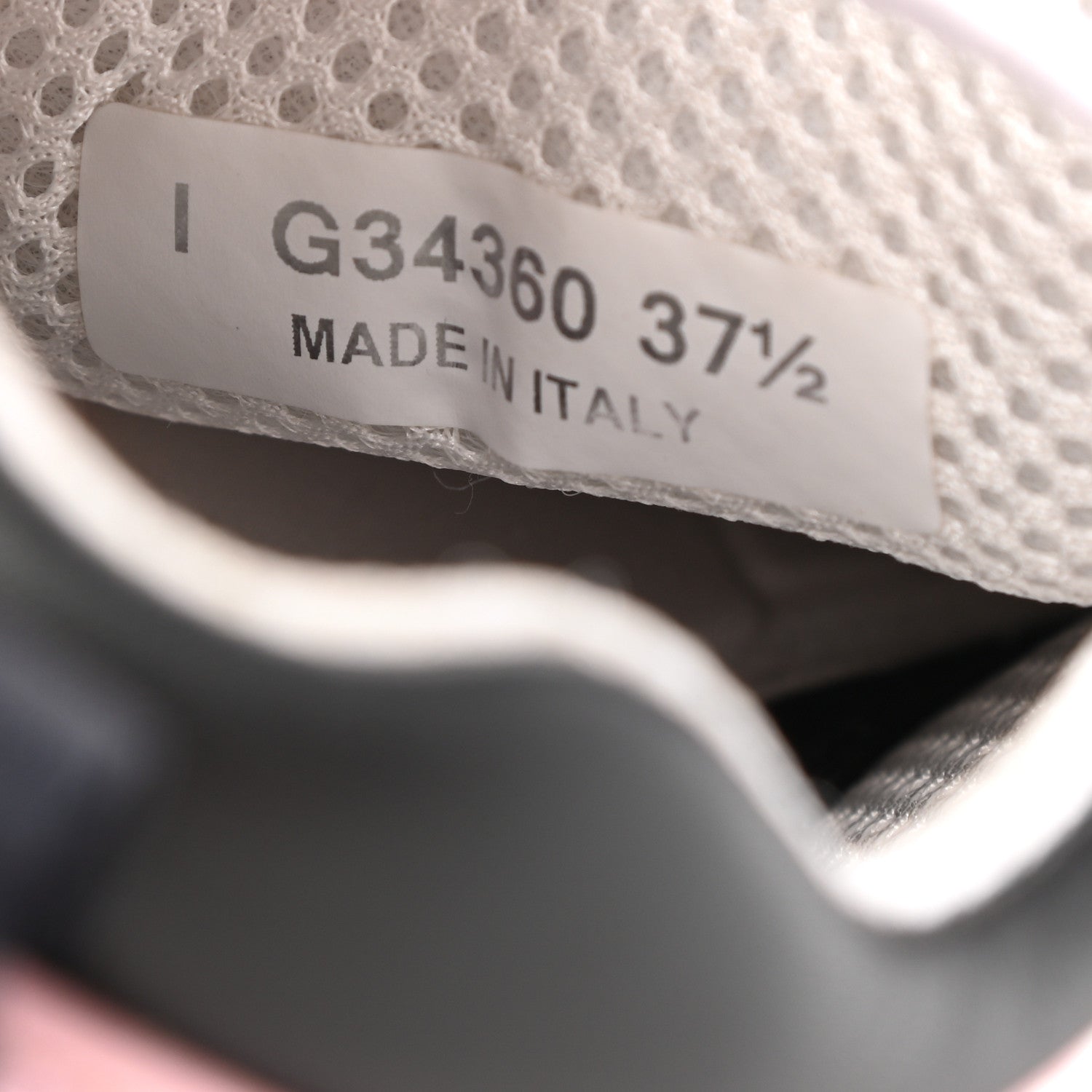 Chanel Tweed Suede Calfskin CC Sneakers 38 Gray Pink 8 of 8