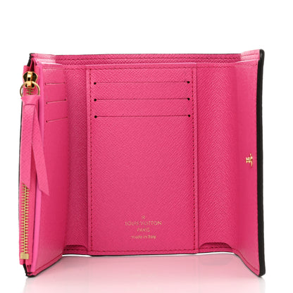 Louis Vuitton Monogram 2022 Christmas Animation Seoul Victorine Wallet Fuchsia 5 of 6
