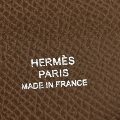 Hermes Epsom Calvi Card Case Etoupe 6 of 8
