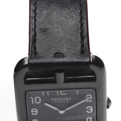 Hermes PVD Stainless Steel Barenia 29mm Cape Cod Quartz Watch Noir 9 of 11
