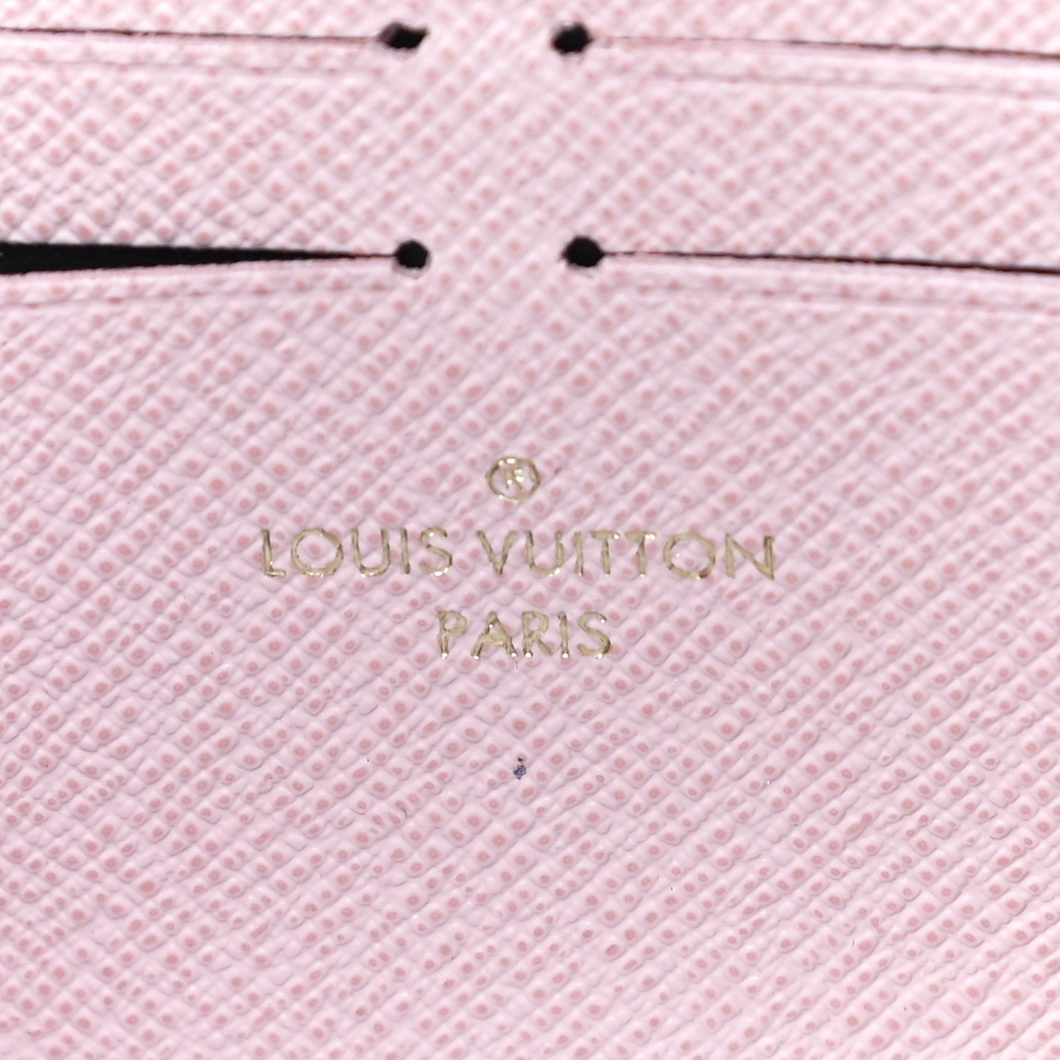 Louis Vuitton Damier Azur Clemence Wallet Rose Ballerine 6 of 10