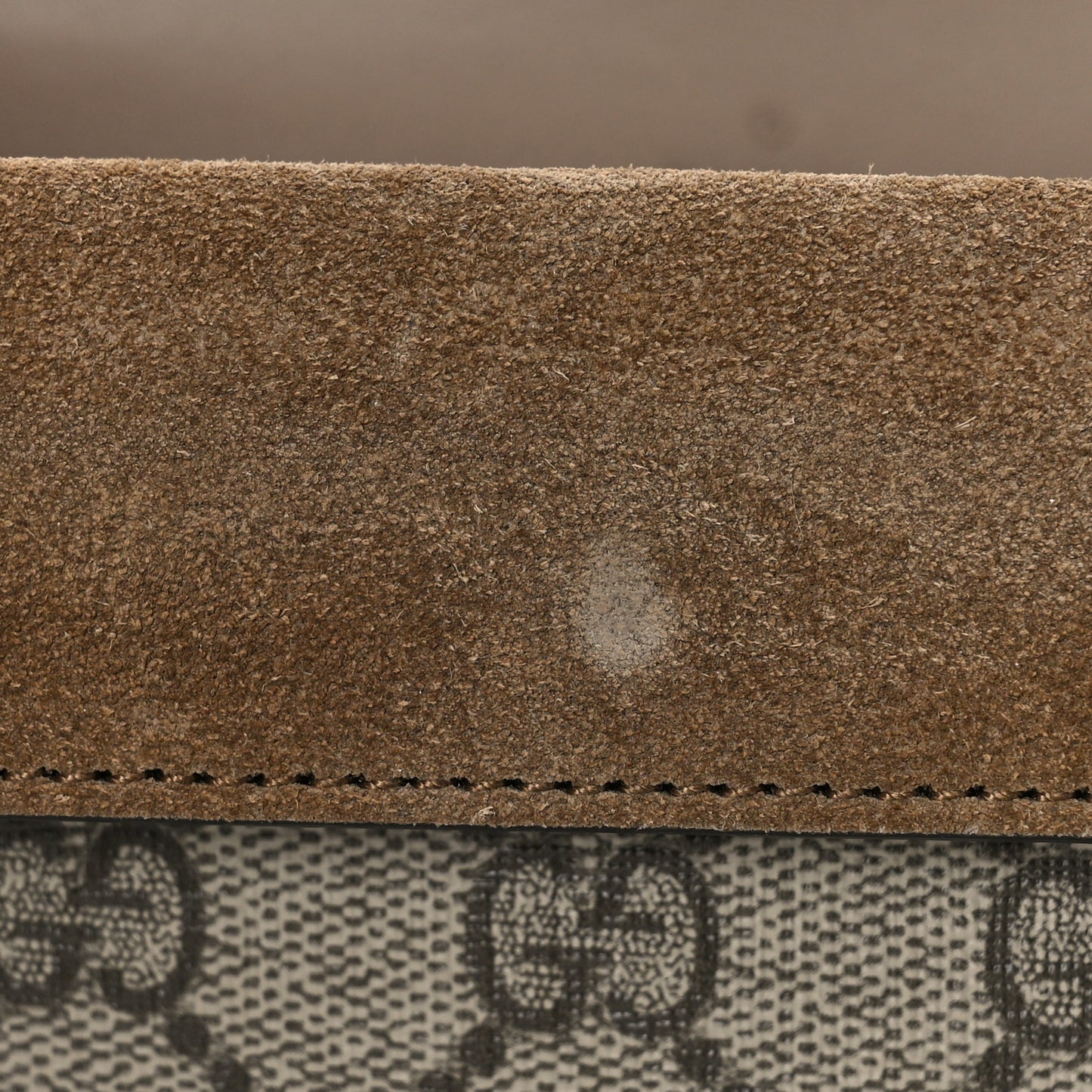 GG Supreme Monogram Super Mini Dionysus Shoulder Bag Taupe