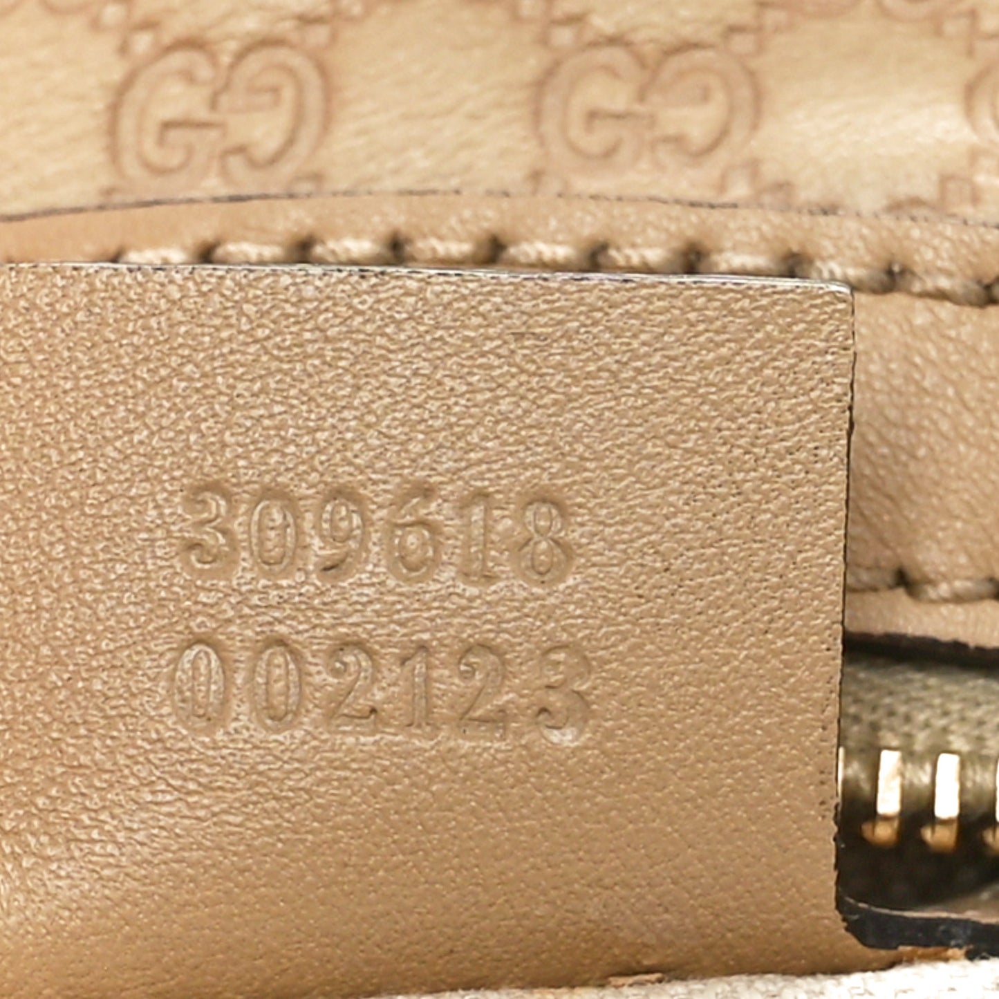 Guccissima Medium Nice Hobo Beige