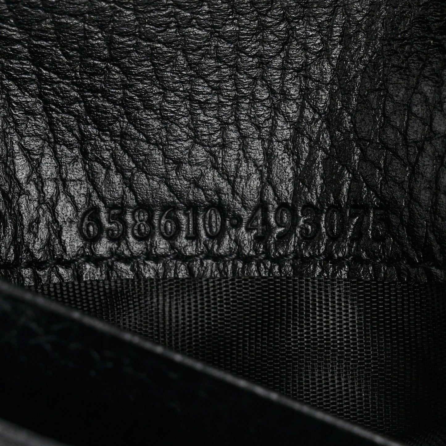 Dollar Calfskin GG Supreme Monogram GG Marmont Card Case Black Beige Ebony