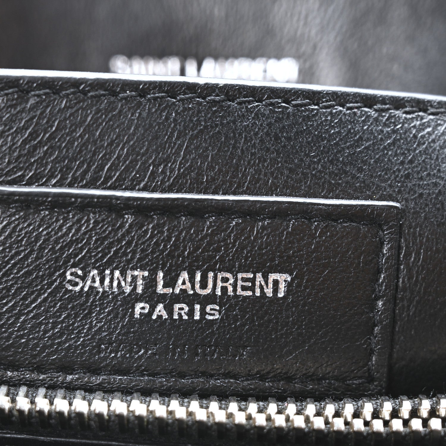 Saint Laurent Calfskin Y Quilted Monogram Small Loulou Chain Satchel Black 8 of 11