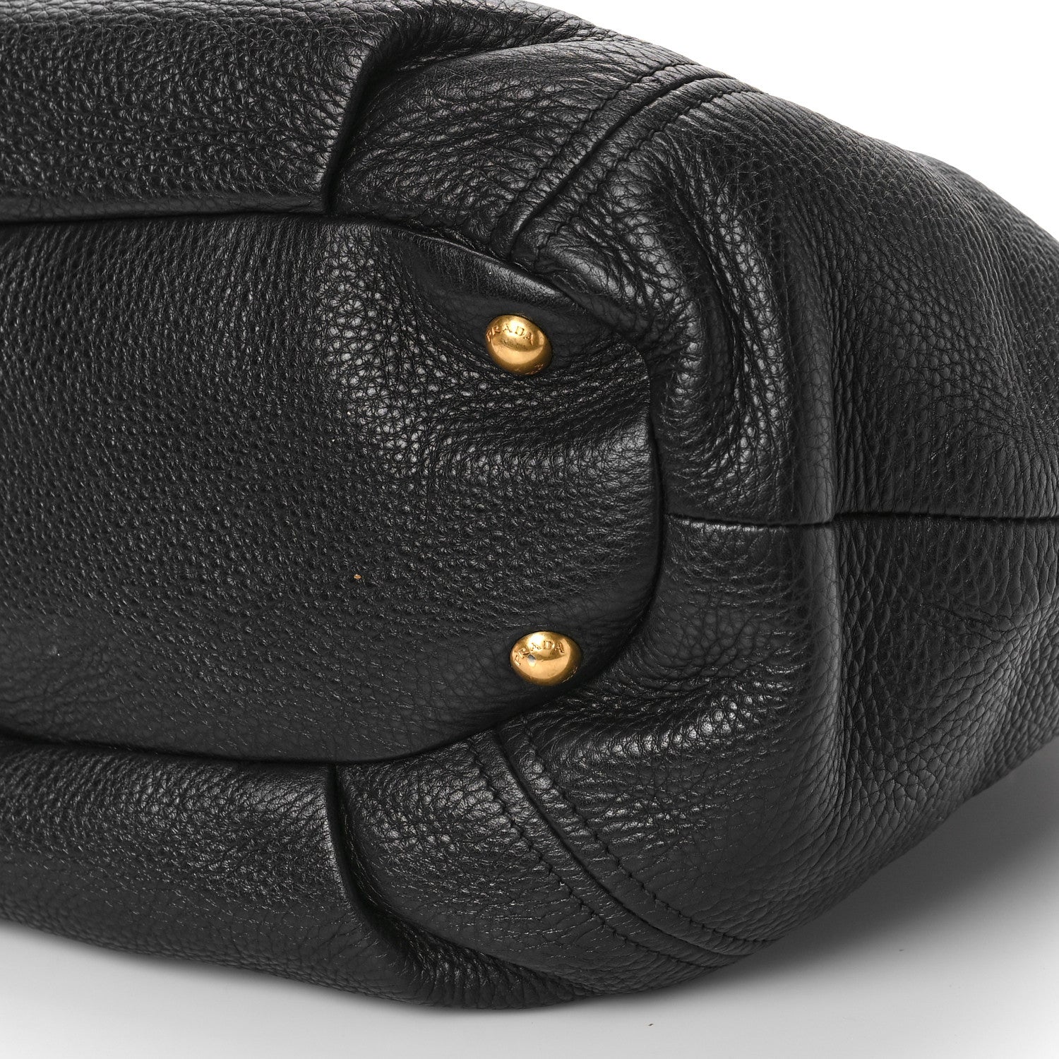 Prada Vitello Daino Tote Black 7 of 10