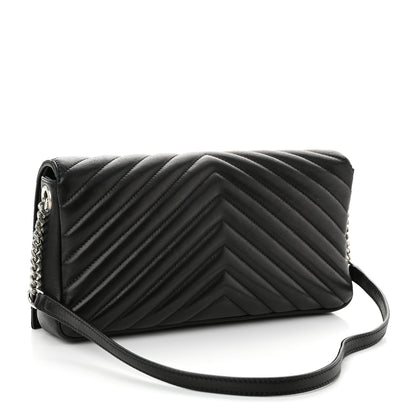 Saint Laurent Lambskin Matelasse Monogram Kate 99 Black 2 of 9