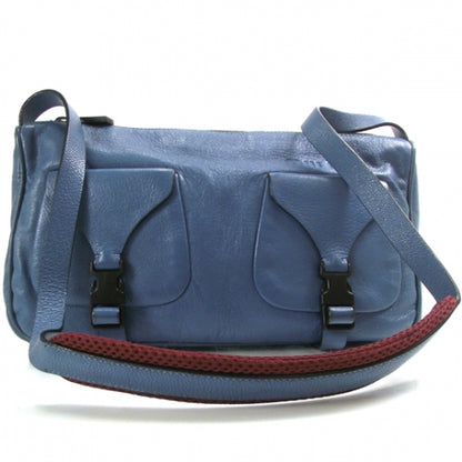 Miu Miu Leather Double Pocket Shoulder Bag 1 of 11