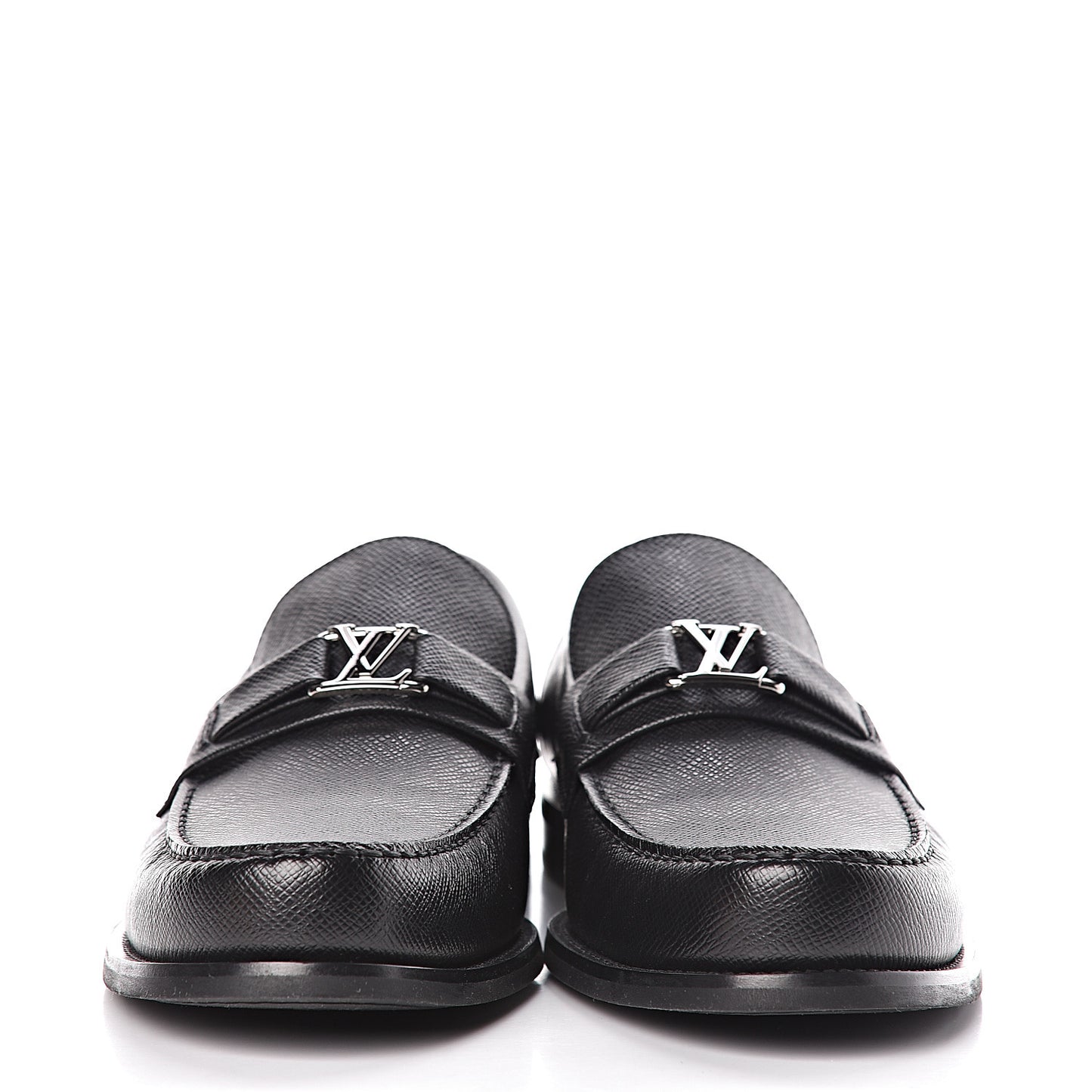 Calfskin Mens Montaigne Loafers 9.5 Black
