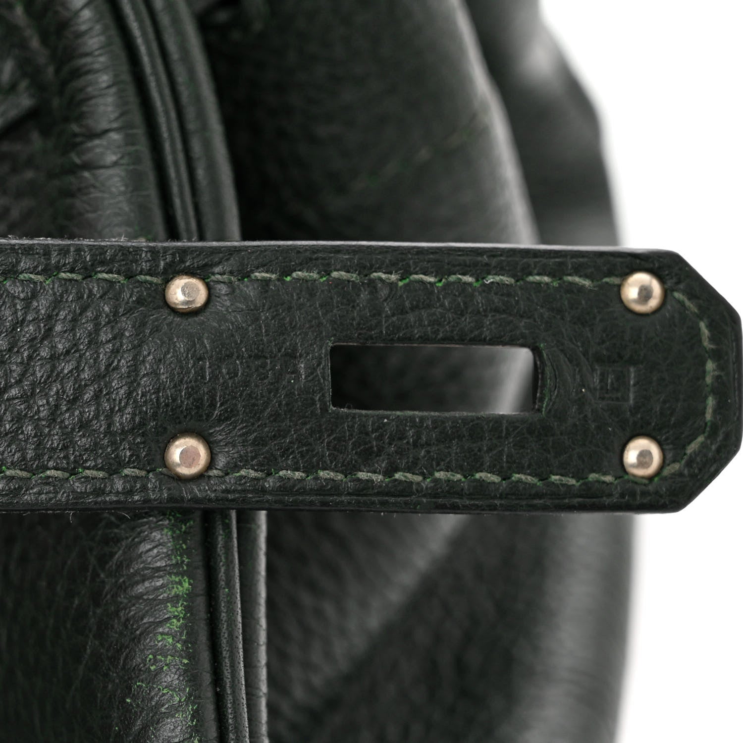 Hermes Taurillon Clemence JPG Birkin 42 Vert Fonce 7 of 11