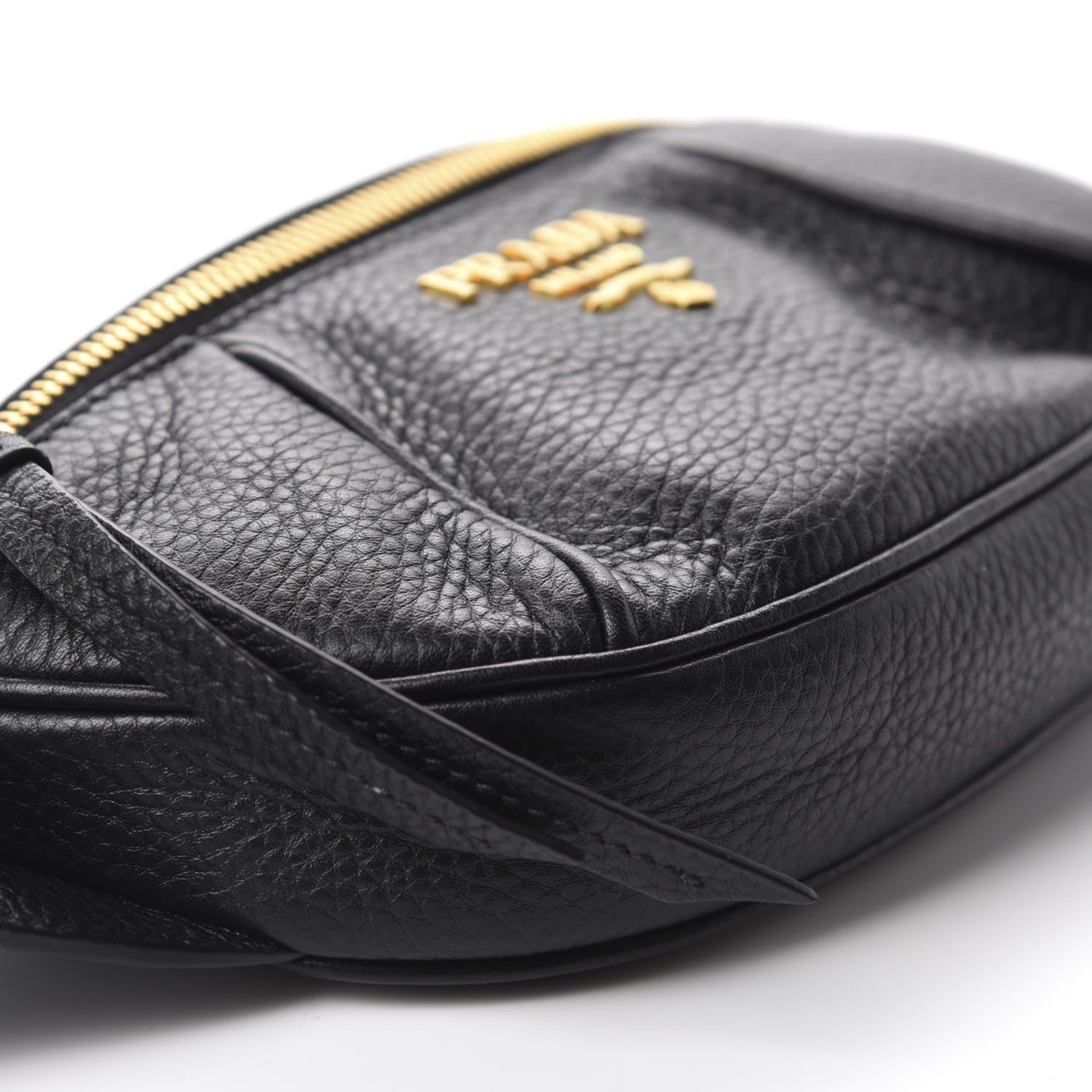 Prada Vitello Daino Small Belt Bag Black 6 of 11