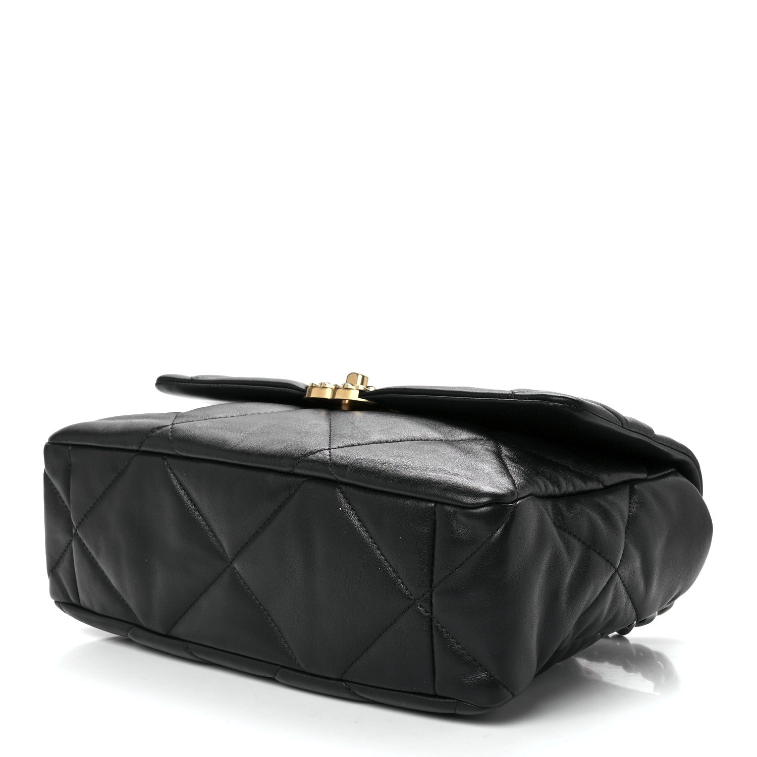 Chanel Lambskin Quilted Large Chanel 19 Flap Black 8 of 10