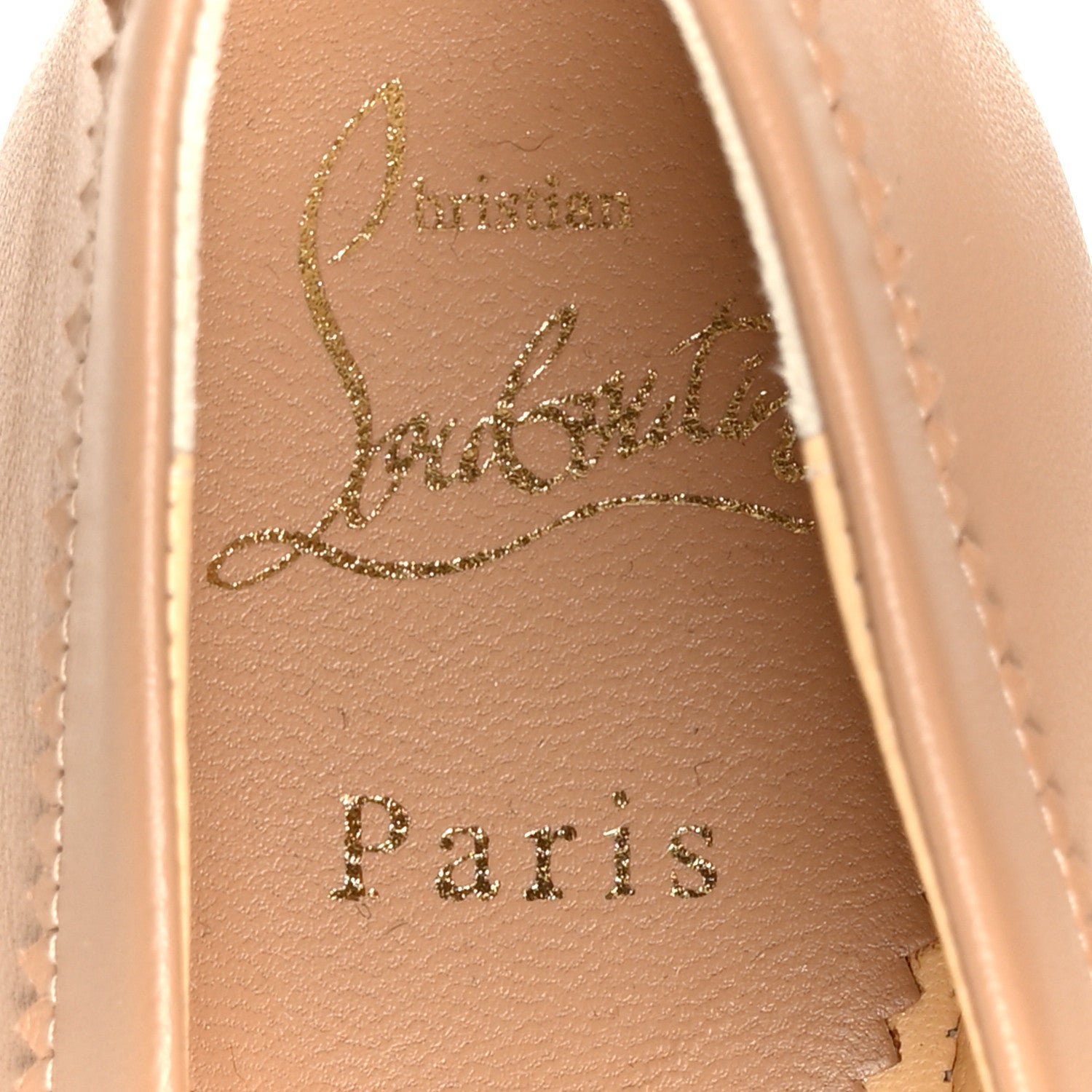 Christian Louboutin Nappa Mamadrague Flats 38 Blush 7 of 9