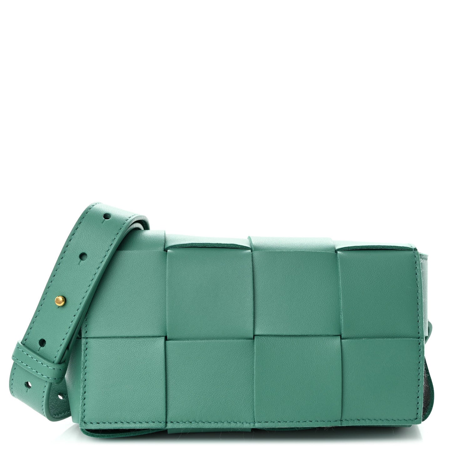 Nappa Maxi Intreccio The Belt Cassette Bag Mermaid