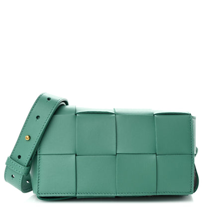 Bottega Veneta Nappa Maxi Intreccio The Belt Cassette Bag Mermaid 1 of 9